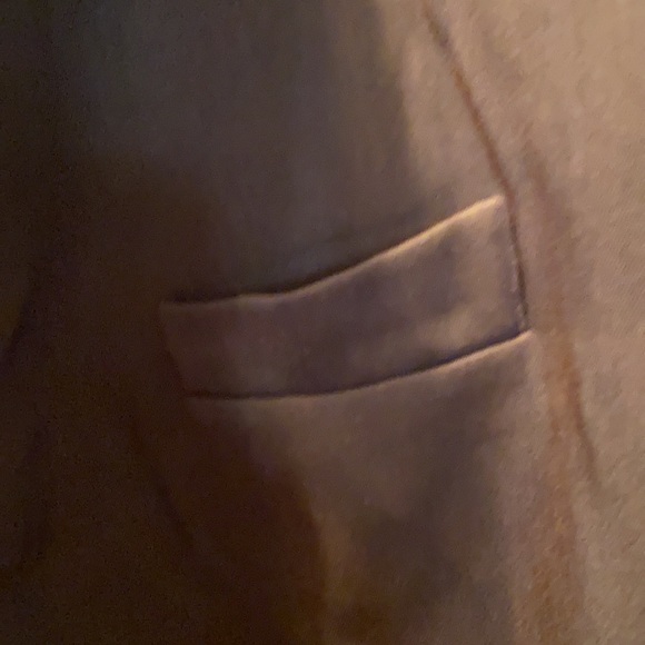 IN TRANSIT VINTAGE POLYESTER BROWN BLAZER SZ 10 - Picture 6 of 11